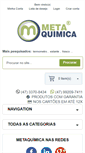 Mobile Screenshot of metaquimica.com